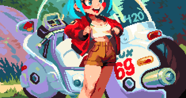 Bulma from Dragon Ball is a style icon - Pixel Parmesan